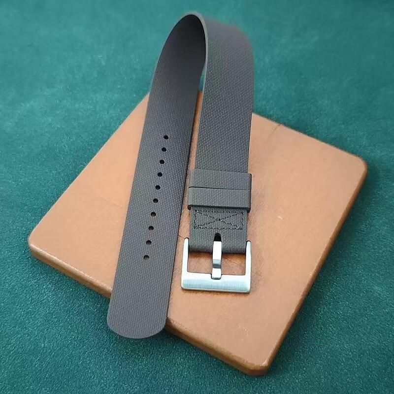 FKM Rubber Strap 21/22mm Buckle Stainless Steel Waterproof Sport Band for Submarine Omeg