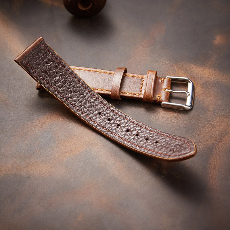 SWstrap Leather Watch Straps High Quality Wide Vintage Tanned Genuine Luxury Wrist Smart Watch Band Leather Watch Strap