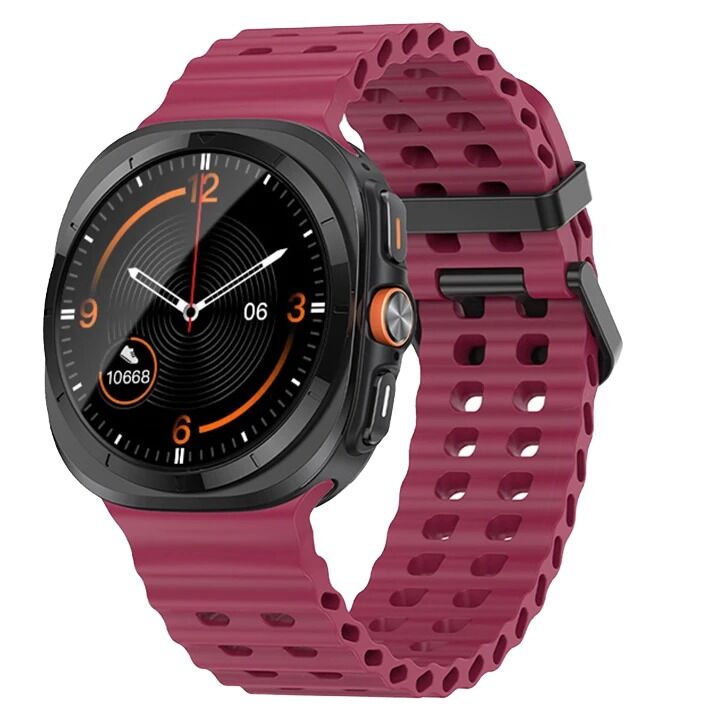 Silicone Strap for Samsung for Galaxy Watch Ultra 47mm Luxury Soft Sports Correa Bracelet Band for Men Women's Watch Ultra 47mm