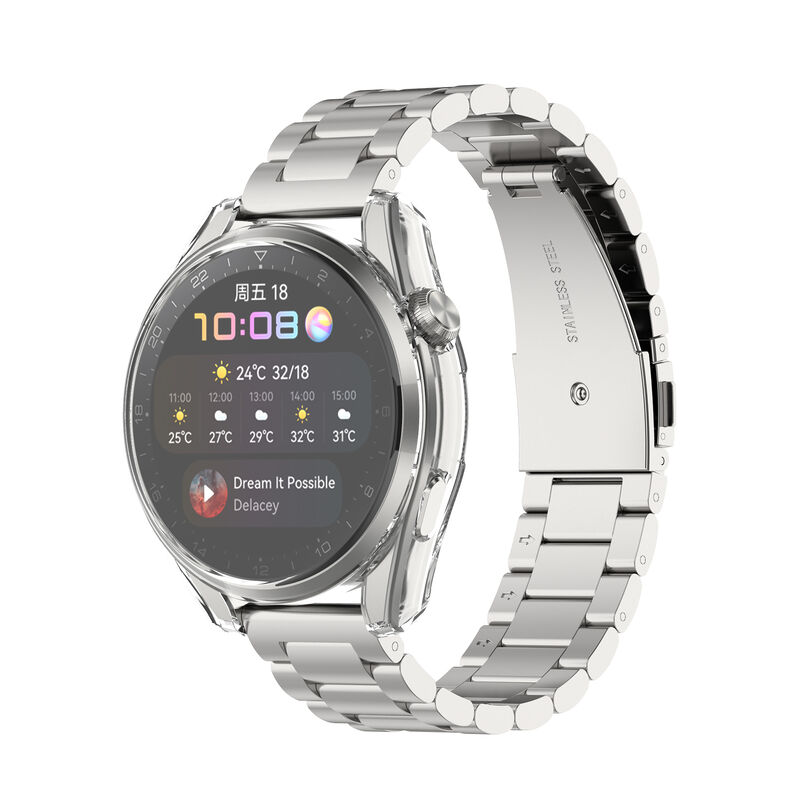 TPU Case for Huawei Watch 3 Pro New Soft Plated All Around Protective Bumper Cover for Huawei Watch 3 Pro Screen Protector