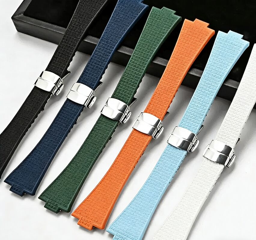 New Luxury Style Prx Smartwatch Silicone Strap with Deployant Clasp Quick Release 11mm/12mm Breathable