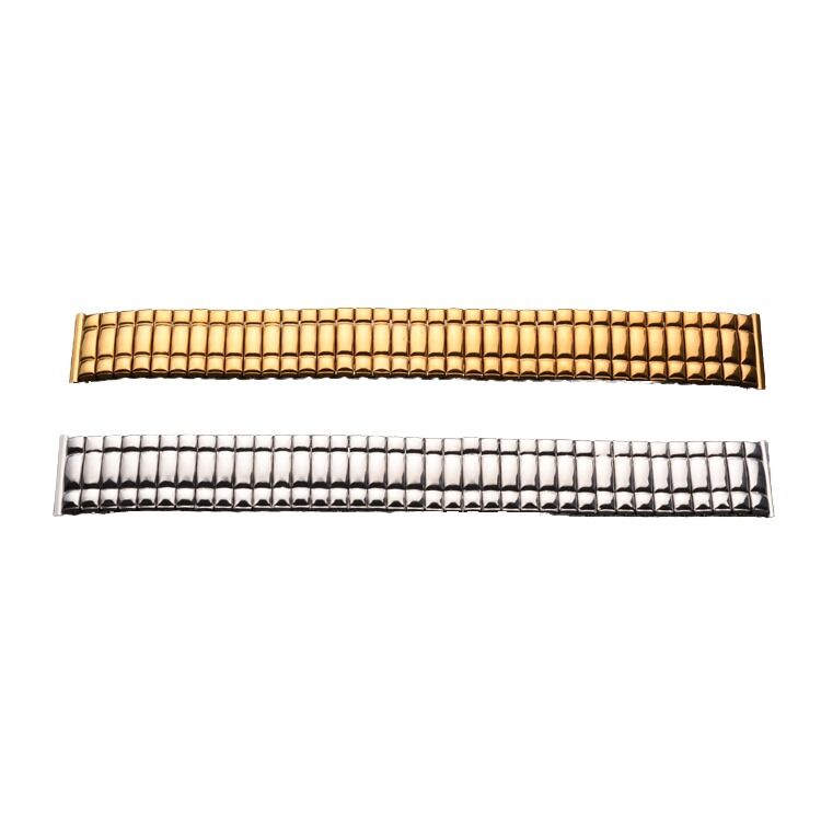 High Quality Stainless Steel Watch Strap Band 12/14/16/18/20mm Elastic Silver Gold Pulseira De Aco Watchband