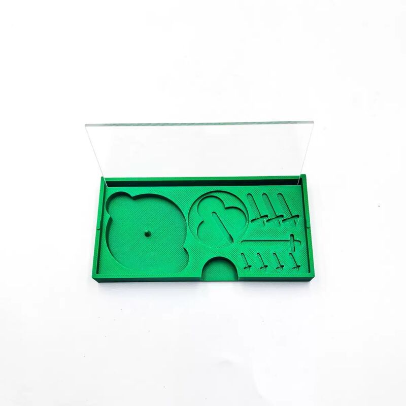 Small Plastic Storage Boxes with Trays for Wristwatch Tools & Parts Organization Including Watch Hands Dials