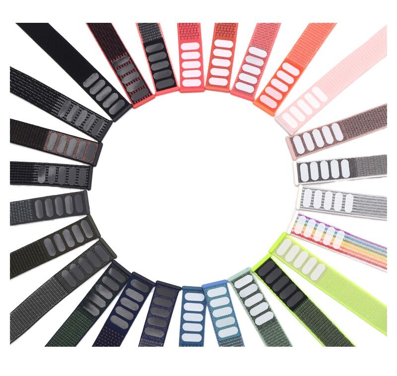 Custom Elastic Quick Release Replacement 20mm Wrist Fabric Watchbands Smart Watch Straps GM20 Fashion