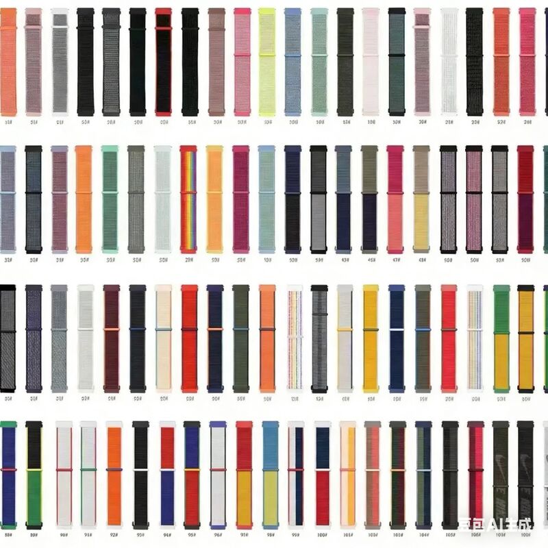 Custom Elastic Quick Release Replacement 20mm Wrist Fabric Watchbands Smart Watch Straps GM20 Fashion