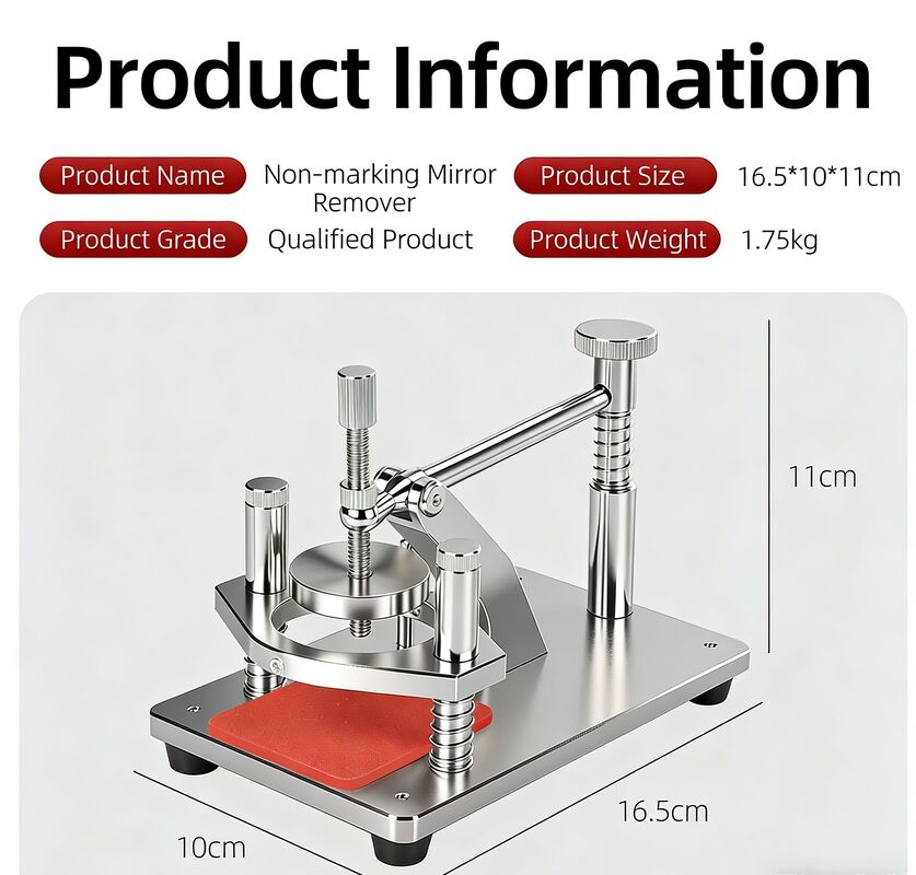 New Handmade Metal Watch Repair Tool for Opening Flat Arched Glass Watchmakers' Essential
