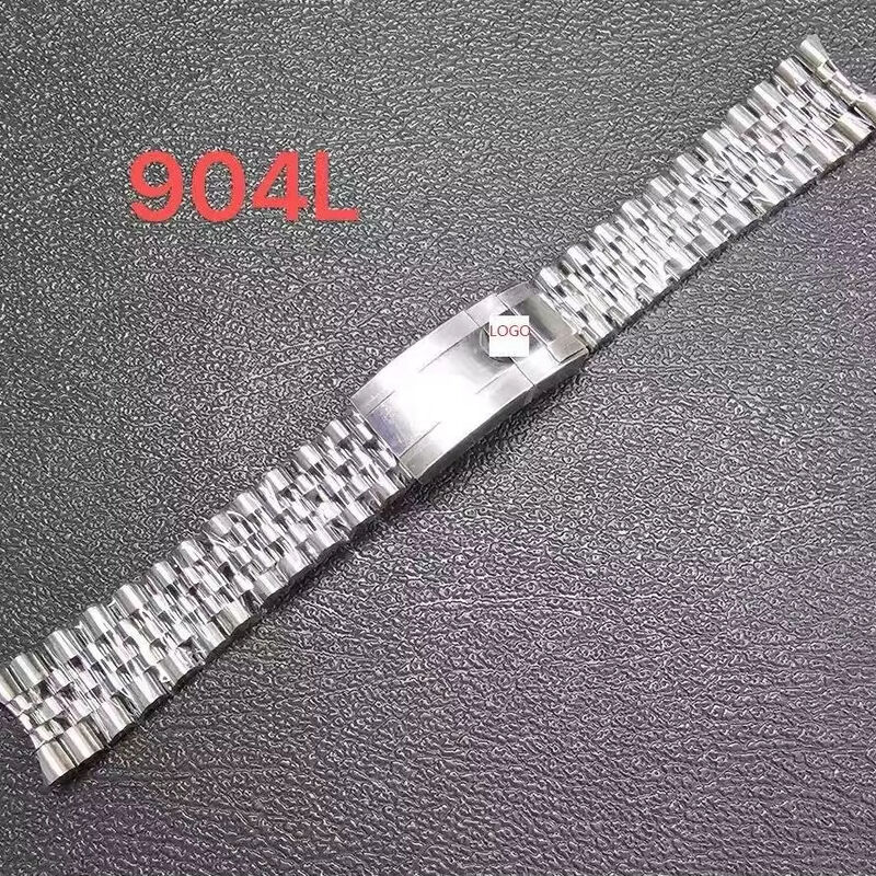 904L Stainless Steel Watch Wristband Jubilee Bracelet Oysterlock for Rlx Arf GMT Master 2/Dayjust 41mm/36mm M126710