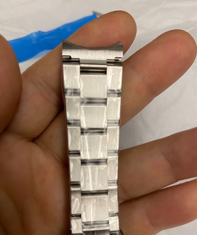20mm Vintage1680 Oyster Links Bracelet 904L Stainless Steel Watch Band Strap for Rlx explorer 93250  16570 16600