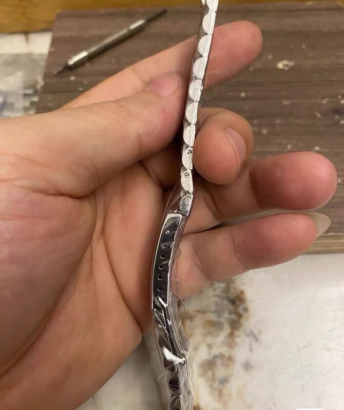 Custom logo 19/20mm Stainless Steel Bracelet Jubilé Vintage Luxury Strap for Rlx 1601 1603 16233 116233 with Folded Clasp