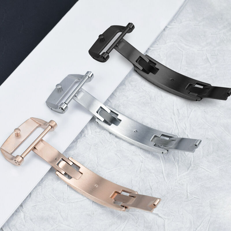 20mm 22mm Custom Solid 316L Stainless Steel Watch Strap Buckle for Richard-Mille Wrist Band Folding Buckle Replacement