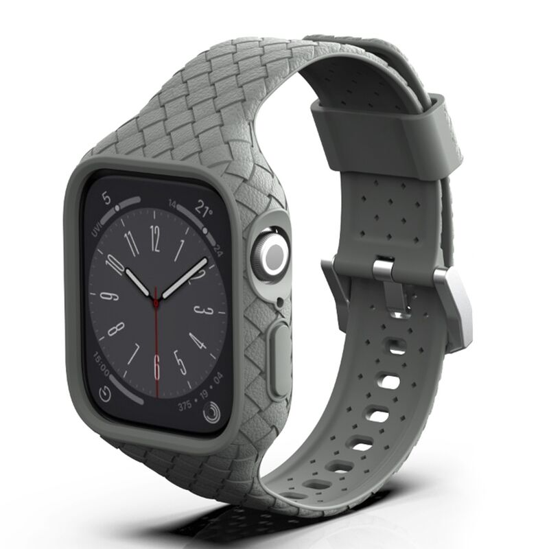 Premium Luxury Woven TPU Sport Band for Watch Series 7/8/Ultra 42mm 41mm Breathable Ventilating Lightweight