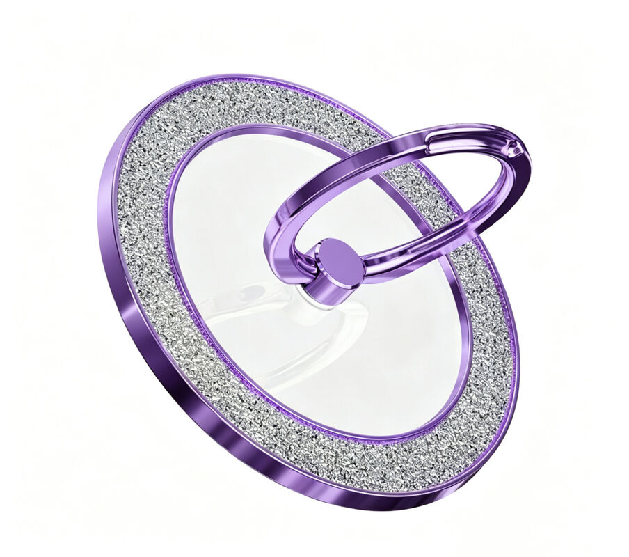Magnetic Phone Ring Holder & Grip Stand for iPhone 16/15/14/13 Pro Max/Plus Cute Design Blue
