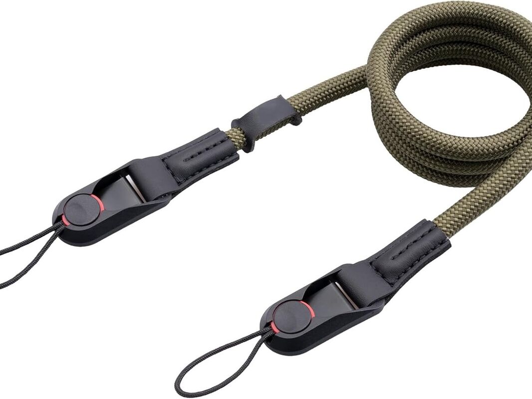 Quick Release Adjustable Crossbody Camera Strap for SLR/DSLR/Mirrorless Cameras Comfortable Nylon Padded Anti-Slip Design