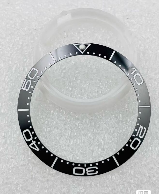 38-30.8mm Metal Insert 41mm Dial Watch Bezel Sea Master 300 Watch Face Replacement Parts