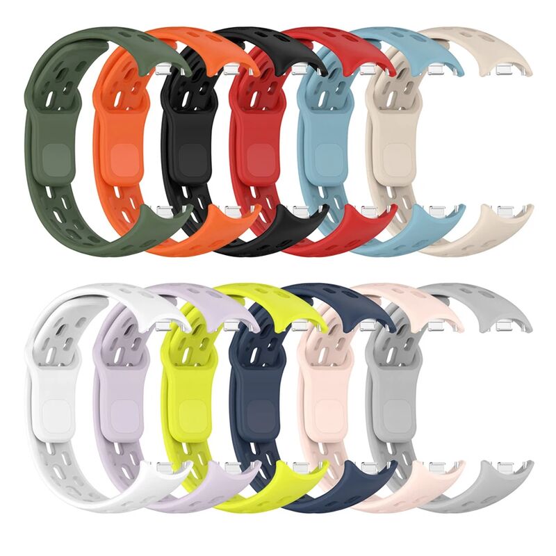 Top Fashion Straps for Xiaomi Mi Band 10 9 8 NFC Accessories Sport Watch Silicone Bracelet Wristband Correa Mi Band 10