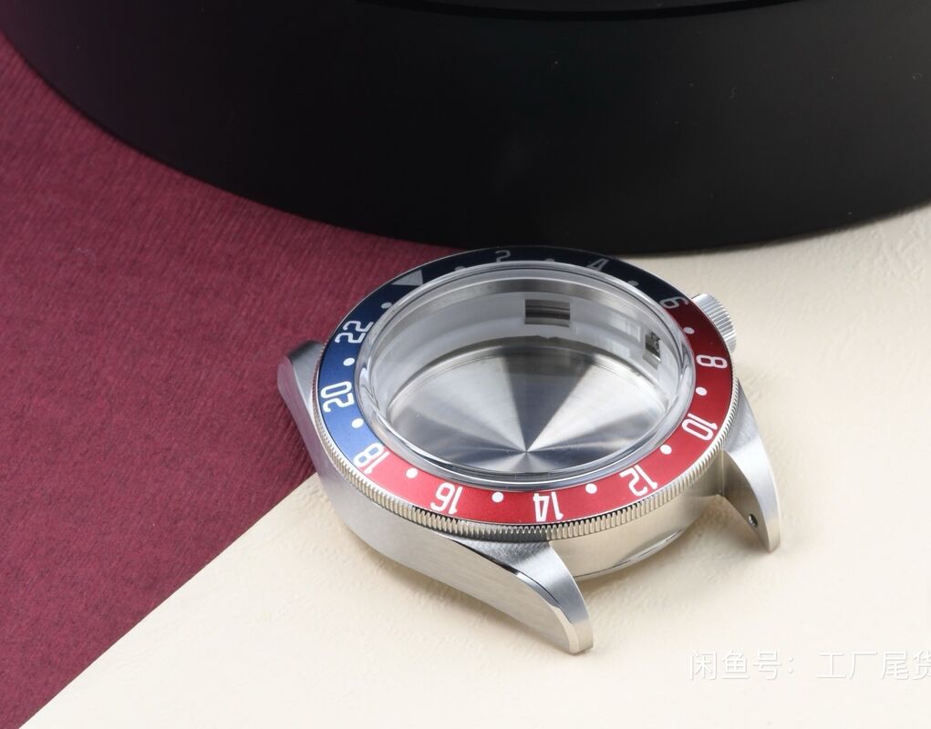 Wholesale Fanya Losch Men's Stainless Steel Diving Watch Case Black Bezel 44mm NH35/NH36/38 Movement Date Custom Watch DIY