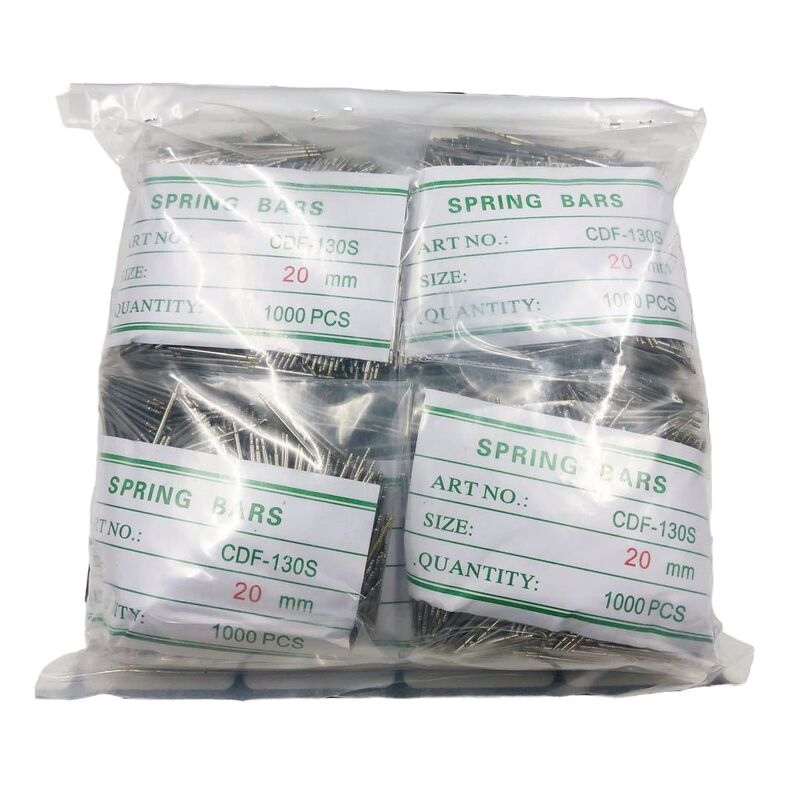 1000pcs Stainless Steel 8mm-25mm Band Spring-Loaded Shafts Watch Repair Tools Spring Bar