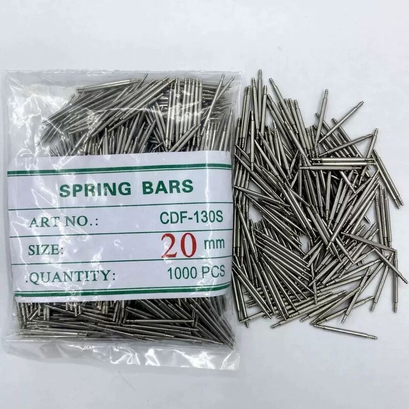 1000pcs Stainless Steel 8mm-25mm Band Spring-Loaded Shafts Watch Repair Tools Spring Bar