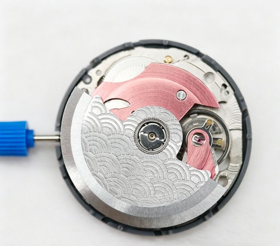 NH36 Custom Stainless Steel Mechanical Watch Rotor NH35 8n24 Miyota Watch Parts Movement Rotor 8N24 ETA 2824 9015