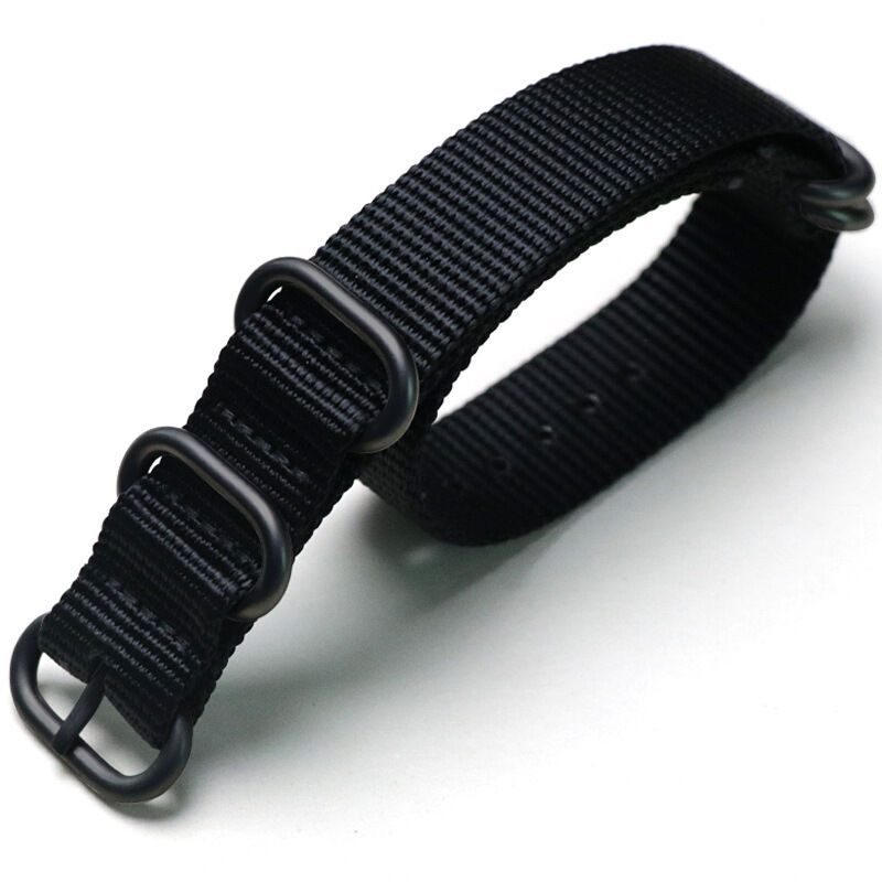 Custom Logo Nylon Striped Watch Strap Luxury Charms Bands for Apple Watch Mens Women 16MM 18MM19MM 20MM 21MM 22MM 23MM 24MM