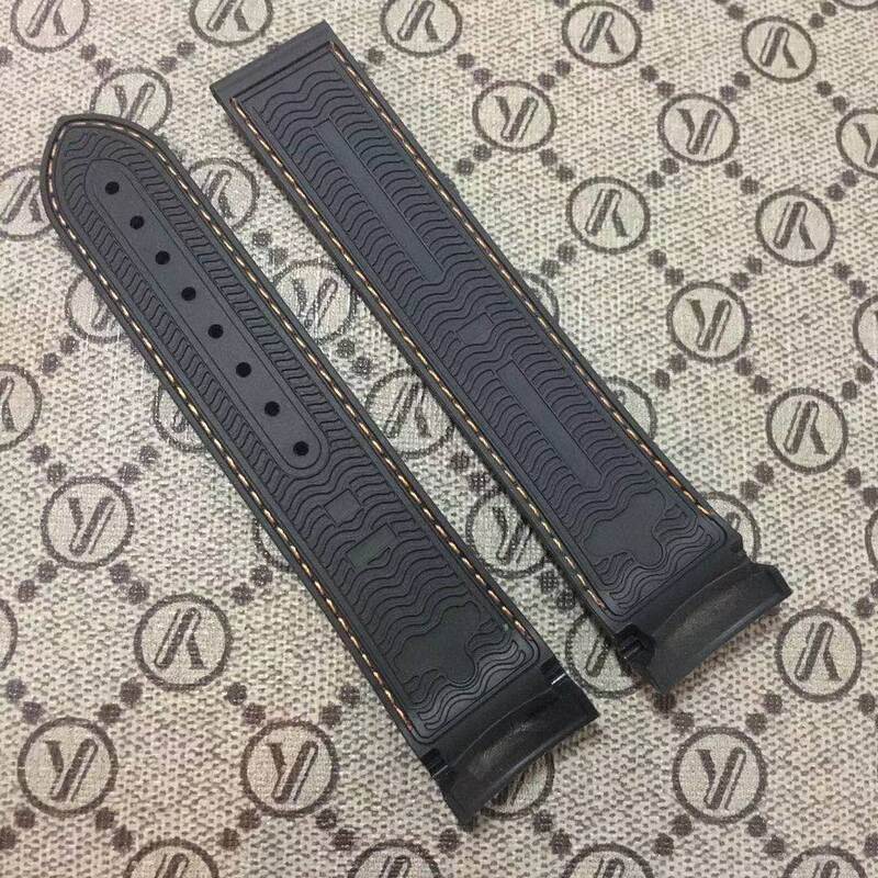 20mm 22 mm Mens Racer Nylon Rubber Silicone Curved End Watch Band Strap for omega seamaster