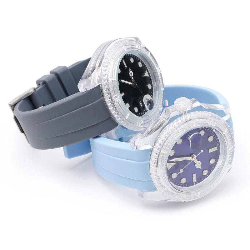 22mm Waterproof New Diving Sport Watch Bands Straps for RLX 20mm Curved End Rubber Watch Strap for Omegia X Swatch MoonSwatch