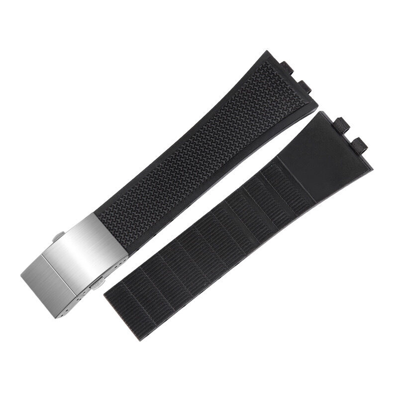 Sports Watch Bands for Watches with Special Buckle 21mm Curved End Diving TPU Rubber Watch Straps