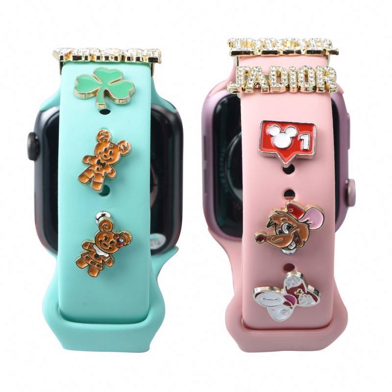 Watch Band Charms Decorative Bracelet Ring for  Watch Band Strap Creative Nails Watchband Accessories for IWatch