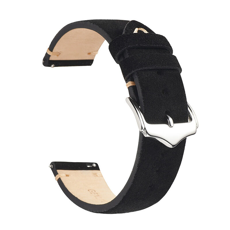 SWstrap Leather Watch Straps Soft Wrist Watch Strap Suede Thick Hight Quality Genuine Calfskin Leather Watch Bands Saffian