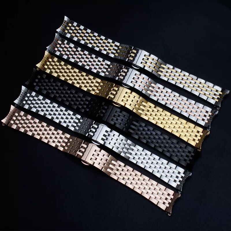 Lionorm 2026 New Stainless Steel 22mm Watch Straps Bracelet for galaxy Watch Vintage Metal Smart Watch Bands 12mm-24mm
