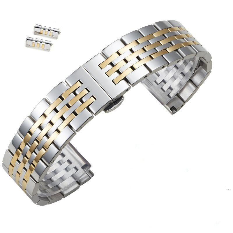 Lionorm 2026 New Stainless Steel 22mm Watch Straps Bracelet for galaxy Watch Vintage Metal Smart Watch Bands 12mm-24mm