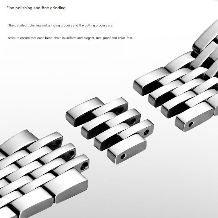 Lionorm 2026 New Stainless Steel 22mm Watch Straps Bracelet for galaxy Watch Vintage Metal Smart Watch Bands 12mm-24mm