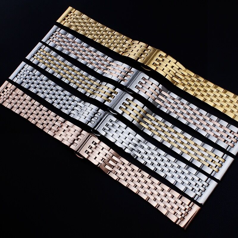 Lionorm 2026 New Stainless Steel 22mm Watch Straps Bracelet for galaxy Watch Vintage Metal Smart Watch Bands 12mm-24mm