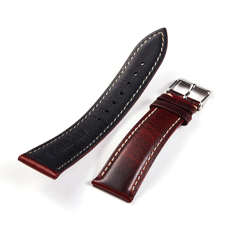 Cowhide Vintage Rally Racing Leather Spot Oil Wax Watch Strap Band Brightening Head Layer Band Buffalo Skin Retro Wild for Man