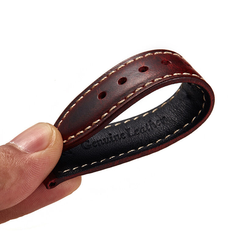 Cowhide Vintage Rally Racing Leather Spot Oil Wax Watch Strap Band Brightening Head Layer Band Buffalo Skin Retro Wild for Man