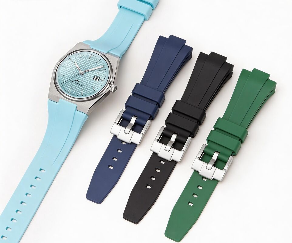 11mm 12mm Silicone Rubber Watch Bands Strap for Prx 35mm 40mm Watch Fashion Colorful Double Quick Release Switch Ear
