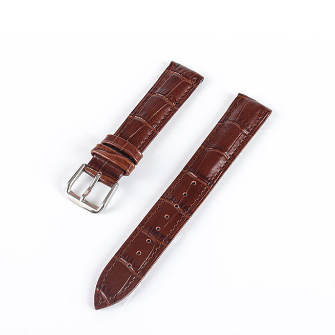 Wholesale Custom Leather Belts 12mm 16mm 18mm 20mm 22mm 24mm Mens Women Wrist Watch Band Real Genuine Leather Watch Strap