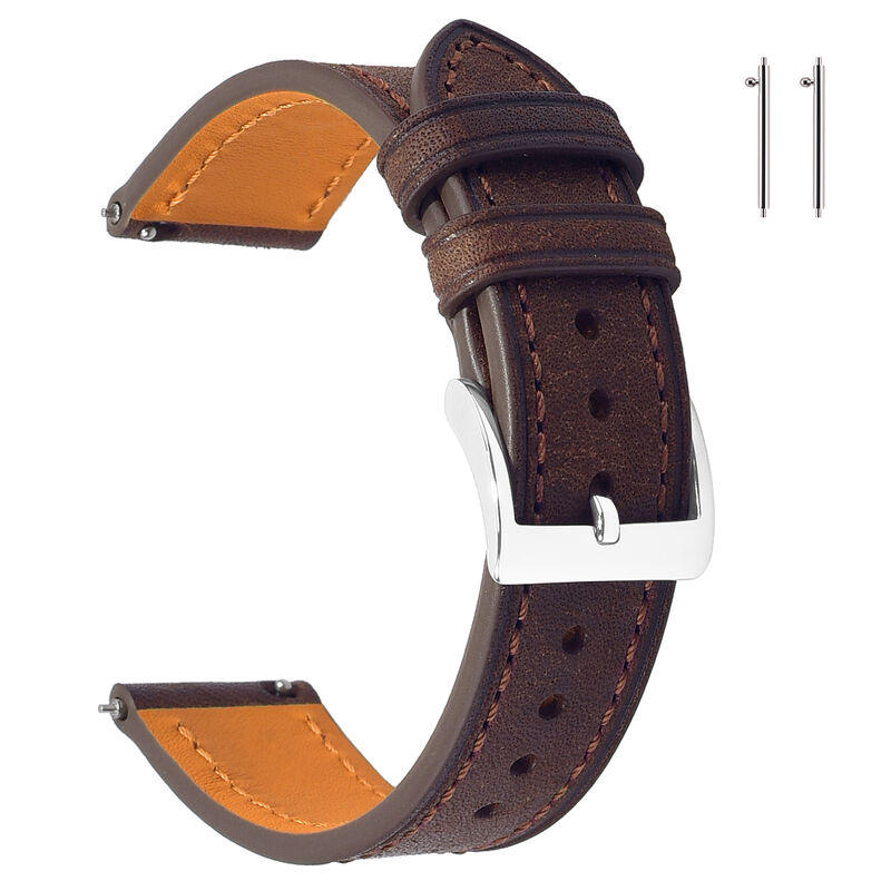 Custom 18mm 20mm 22mm 24mm Genuine Italy Pueblo Leather Band Vintage Leather Watch Straps