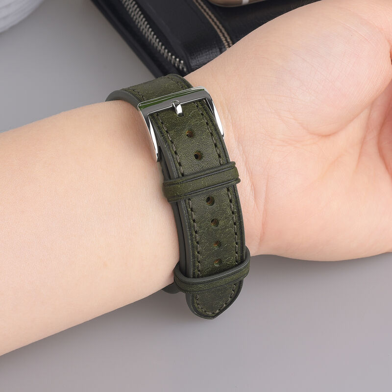 Custom 18mm 20mm 22mm 24mm Genuine Italy Pueblo Leather Band Vintage Leather Watch Straps