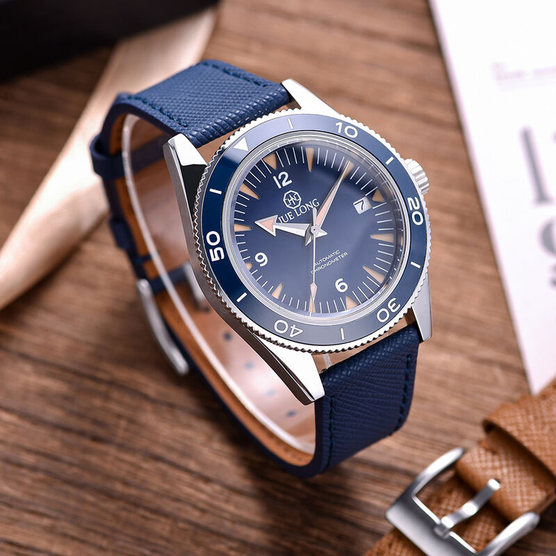 Leather Watchband 18/19/20/21/22/23/24mm Stock Saffiano Calf Leather Watch Strap Quick Release for Various Watches