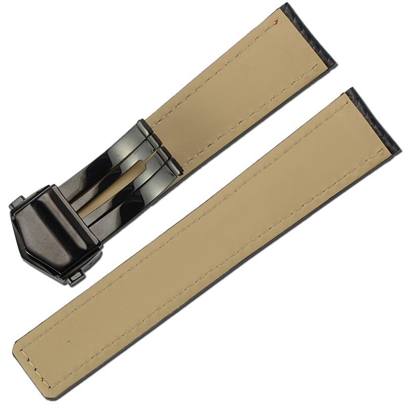 Luxury 19 20 22mm Real Calf Leather Strap VINTAGE Replacement Wrist Watchbands Leather Watch Strap Belt for Tag Heuer