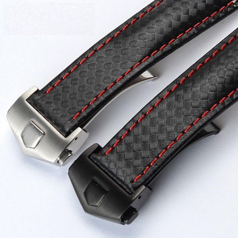 Luxury 19 20 22mm Real Calf Leather Strap VINTAGE Replacement Wrist Watchbands Leather Watch Strap Belt for Tag Heuer