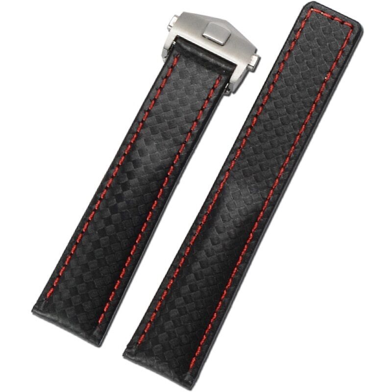 Luxury 19 20 22mm Real Calf Leather Strap VINTAGE Replacement Wrist Watchbands Leather Watch Strap Belt for Tag Heuer