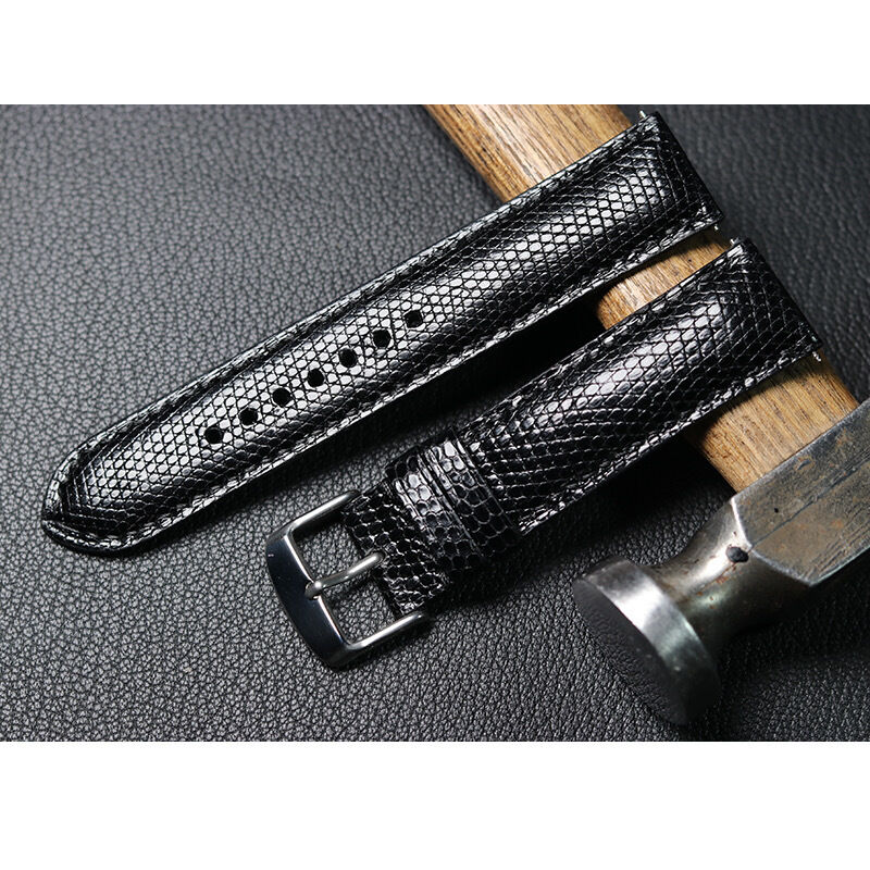 Genuine Calfskin Women Lizard Pattern Watch Band Leather Black Brown Red White 12 14 16 18 20mm