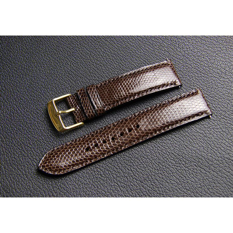 Genuine Calfskin Women Lizard Pattern Watch Band Leather Black Brown Red White 12 14 16 18 20mm