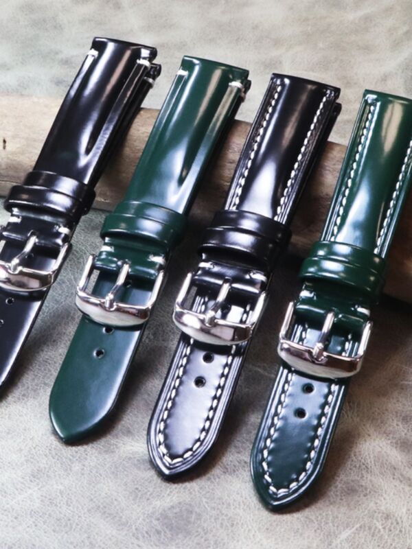 18Mm 19Mm 20Mm 21Mm 22Mm Compatible Watch Strap Watch Buckle  Handmade Vintage Leather Band