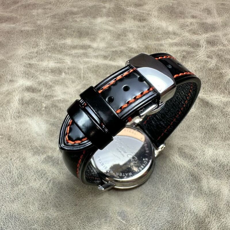 18Mm 19Mm 20Mm 21Mm 22Mm Compatible Watch Strap Watch Buckle  Handmade Vintage Leather Band