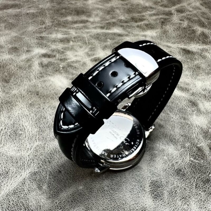 18Mm 19Mm 20Mm 21Mm 22Mm Compatible Watch Strap Watch Buckle  Handmade Vintage Leather Band