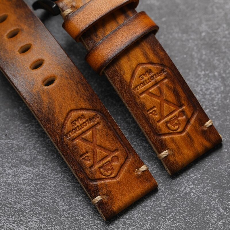 Genuine Leather Watch Bands Personality Wood Grain Strap for Watch Fashion Style Vintage Bracelet Leather Bands