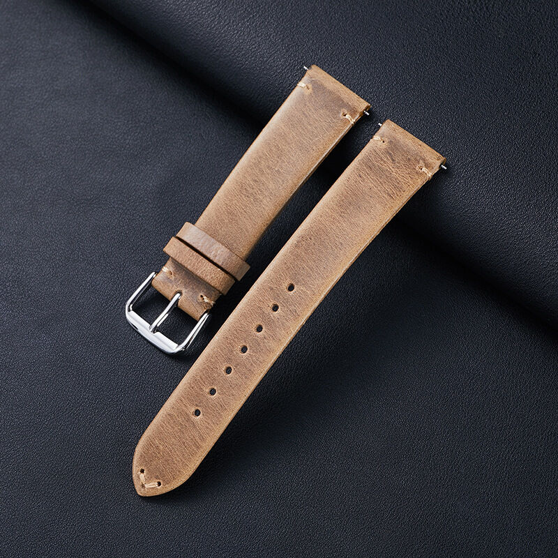Crazy Horse Oil Leather Watch Straps 18mm 19mm 20mm 21mm 22mm Retro Cowhide Watch Band Bracelet Vintage Watch Bracelet